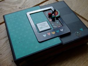 Projet d'atelier Loving This mini-album scrap scrapbooking couleurs-en-folie tuto tutoriel
