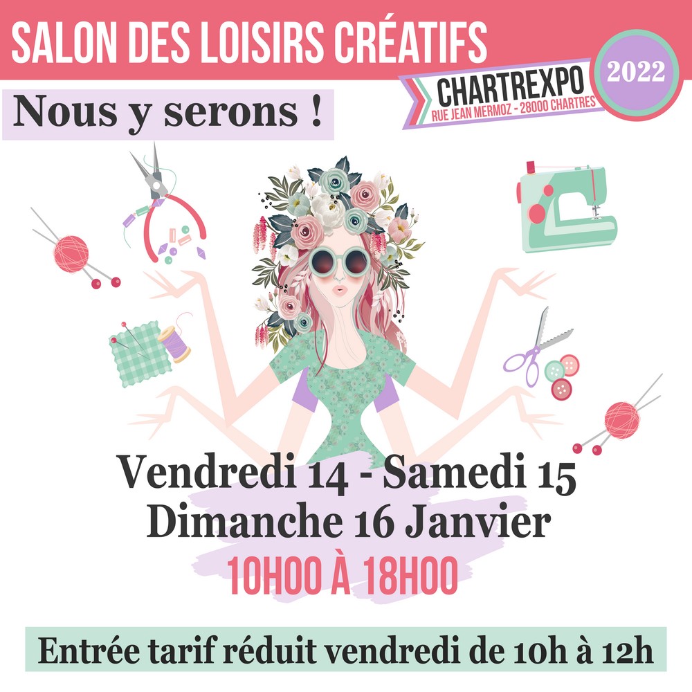 Salon des loisirs créatifs de Chartres 2022